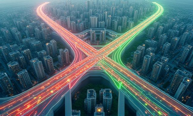 都市物流ルート最適化の俯瞰図